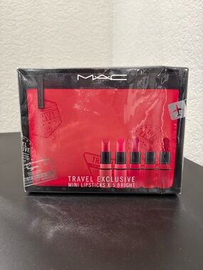 MAC Cosmetics Travel Exclusive Mini Lipsticks x5 - Bright Reds and Pinks